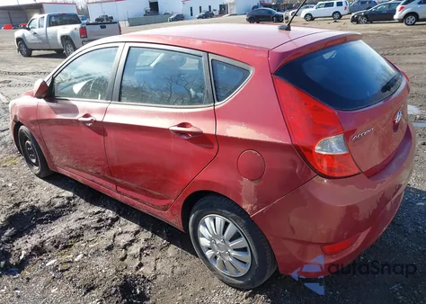 2013 Hyundai Accent Gs из США, поврежденный, VIN KMHCT5AE9DU060476